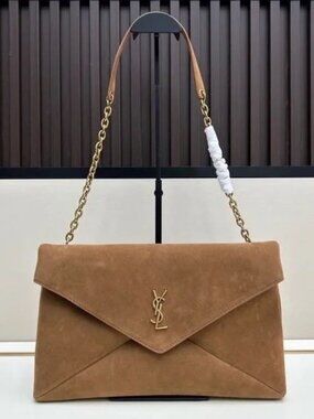 Yves Saint Laurent Suede Message Bag